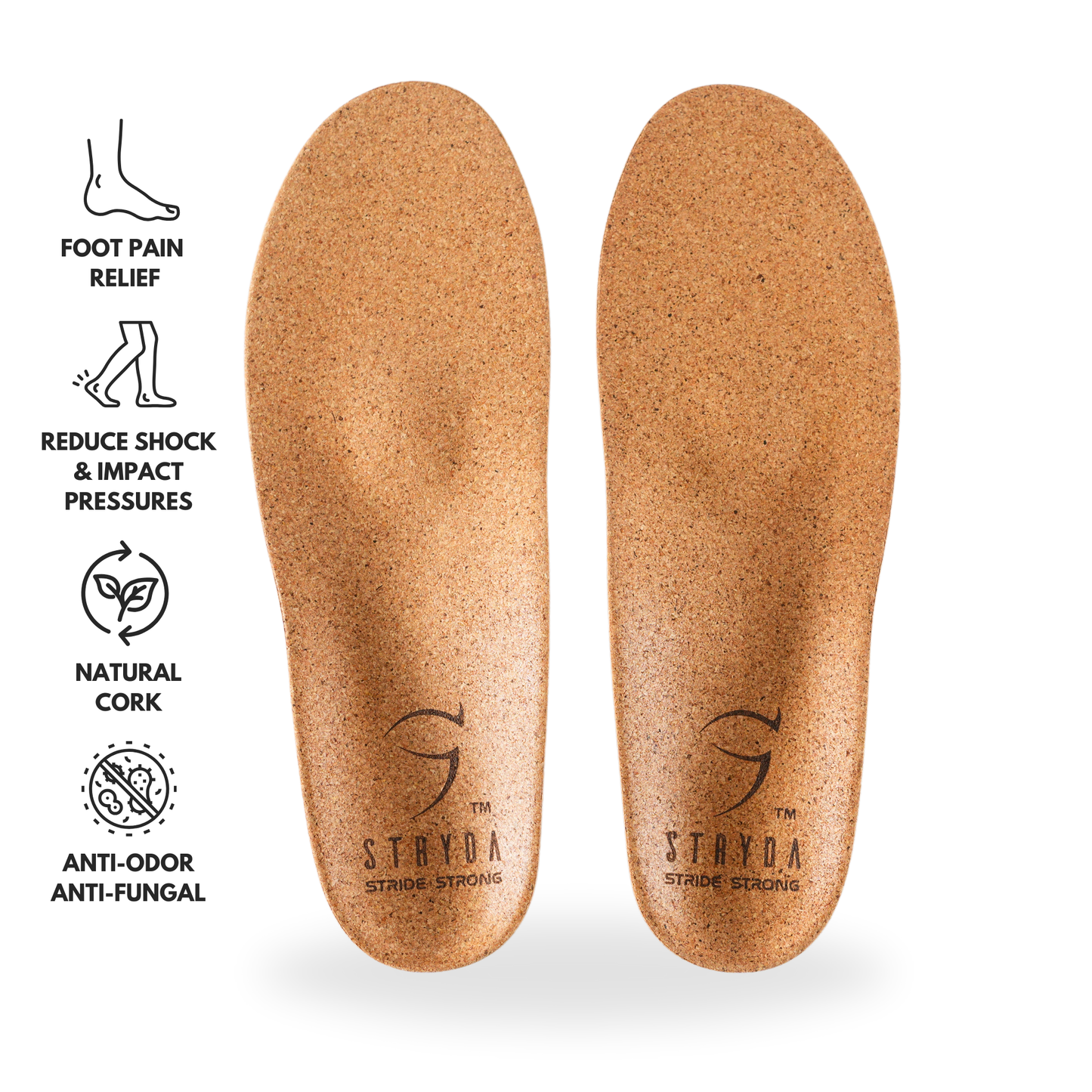 STRYDA Soles Slim Barefoot Insoles